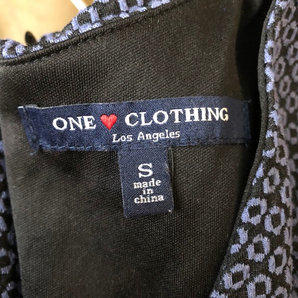 One Clothing Navy Knit Mini Dress - Small - Picture 4 of 5